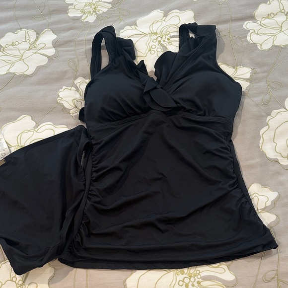 Ralph Lauren Other - Ralph Lauren Black 2-piece swimsuit -Size 10